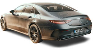 Mercedes-Benz CLS verschmutzt