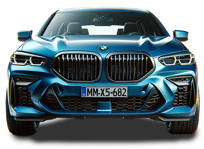 BMW X6 guter Zustand blau