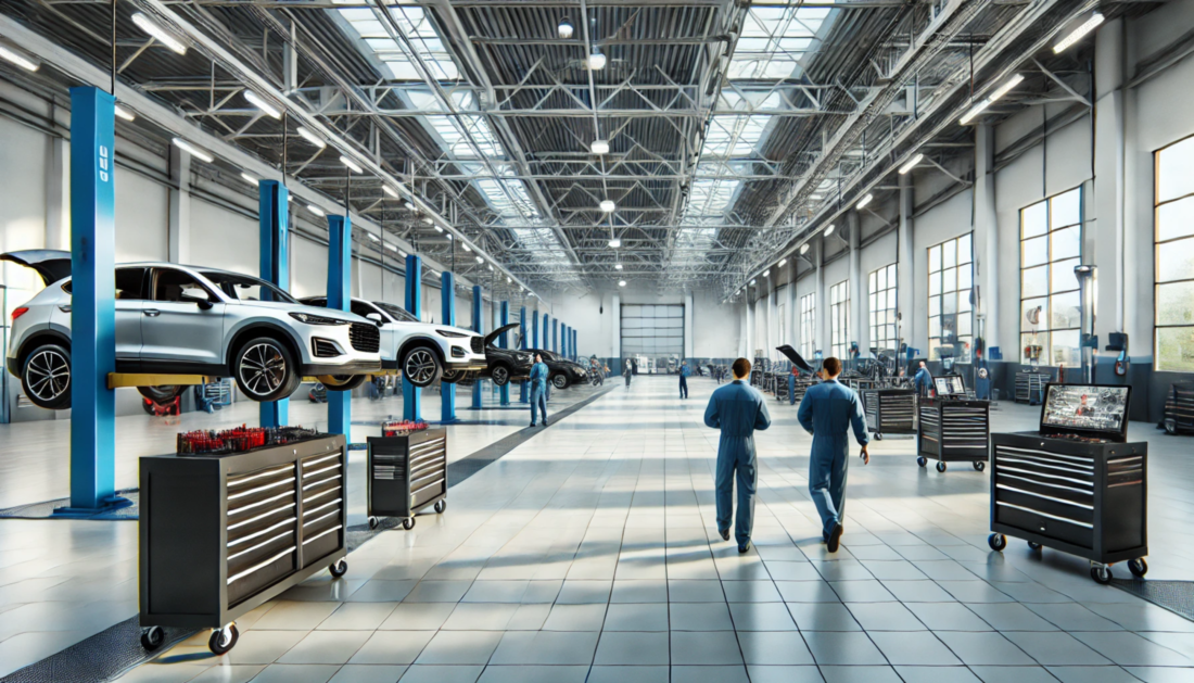 Auto in der Werkstatt