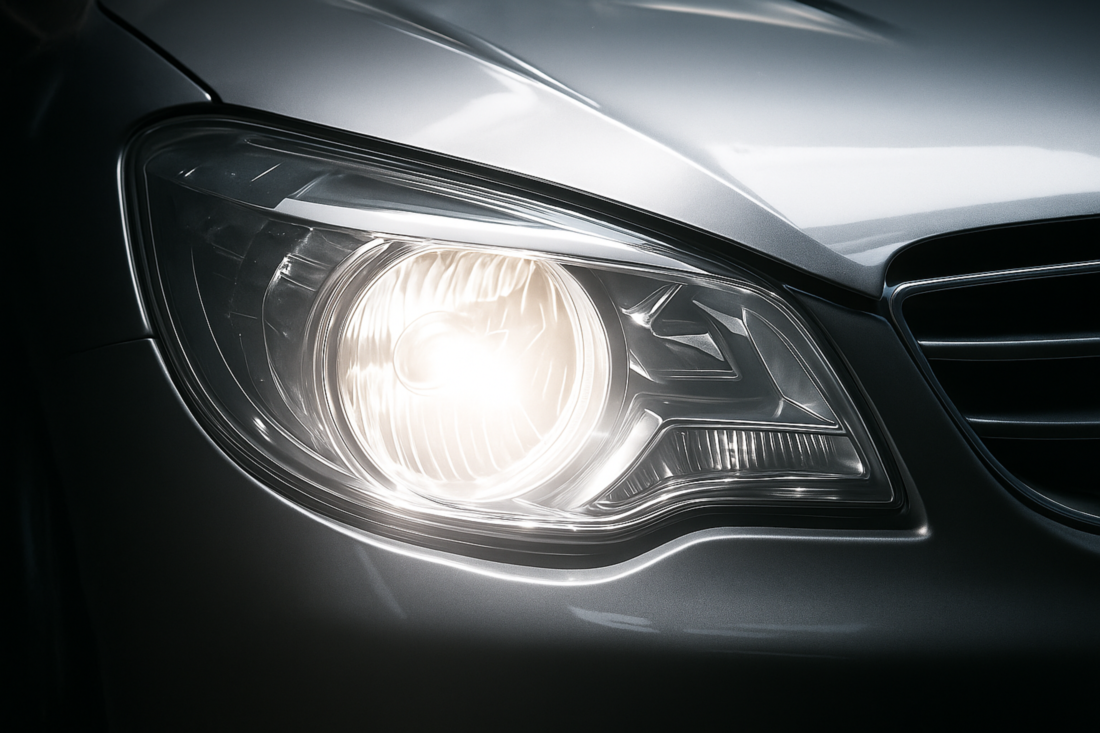 Abblendlicht im Auto