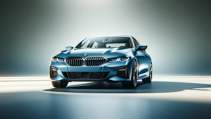 BMW 4er guter Zustand blau