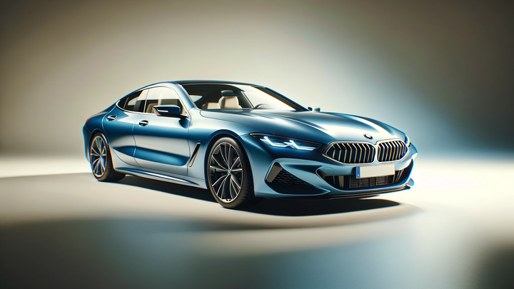 BMW 8er guter Zustand blau