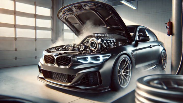 Fahrzeug mit defektem Turbolader