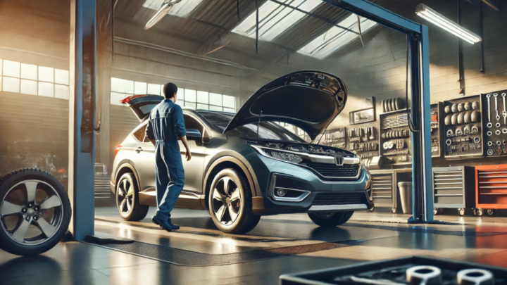 Auto in der Werkstatt