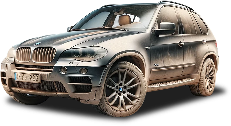 BMW X5 verschmutzt