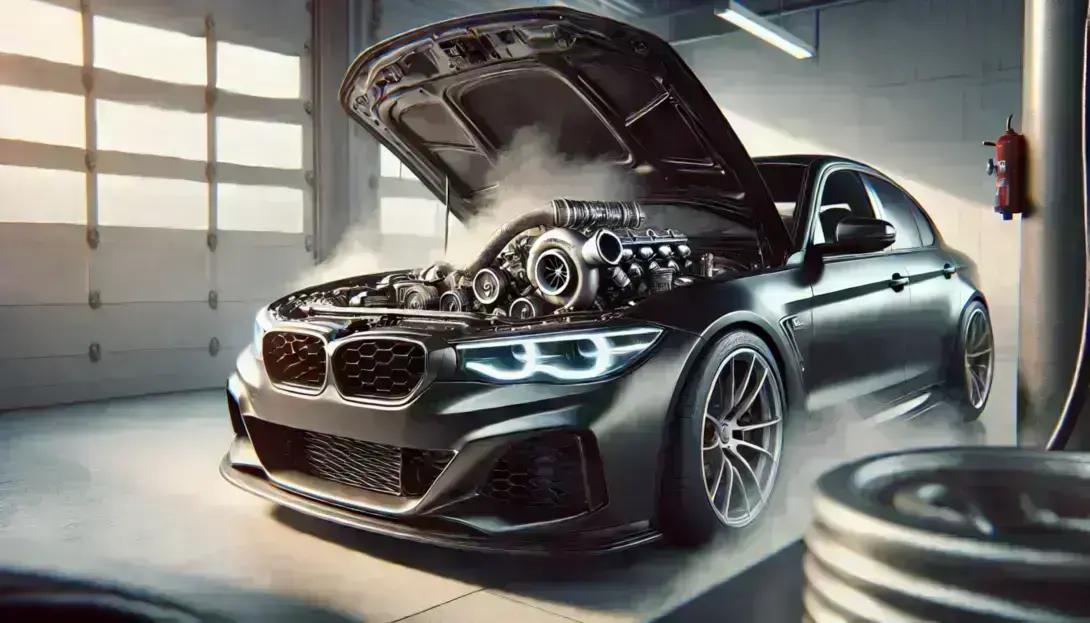 Fahrzeug mit defektem Turbolader